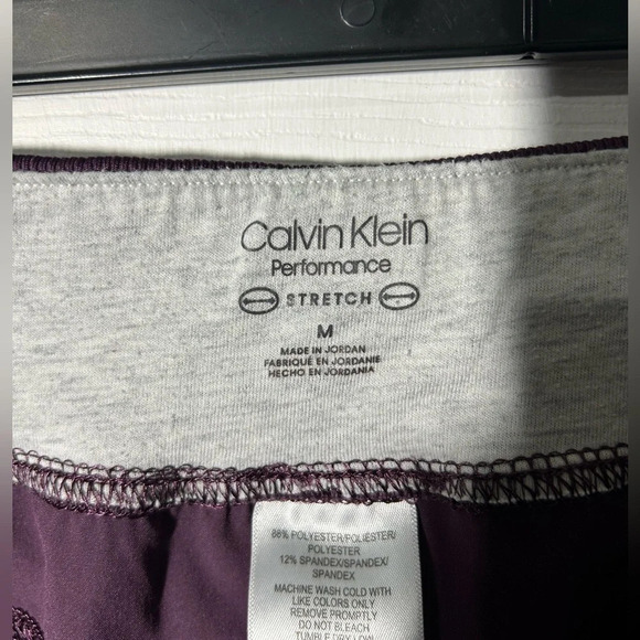 Calvin Klein Women's Step-Hem Joggers Purple/Plum Size Medium - Picture 8 of 10